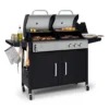 Klarstein Gasgrill Mit Kochplatte, Seitenbrenner Gasgrill Mit 3 Brenner, 8,1kW Edelstahl-Gasgrill, BBQ Gasgrill Für Balkon & Garten, Grill Für Gas & Kohle, Gasgrills Mit Thermometer -Günstiges Laube Lust Geschäft 0056a37393dde61f0b912f761078c4f4