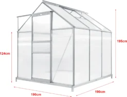 Gewächshaus Oisterwijk Glashaus Mit Fundament 190 X 190 Cm Gartengewächshaus Treibhaus Pavillon Aus Hohlkammerplatten 11 Gewächshaus Oisterwijk Glashaus Mit Fundament 190 X 190 Cm Gartengewächshaus Treibhaus Pavillon Aus Hohlkammerplatten -Günstiges Laube Lust Geschäft 013cd4a24444909843641ce862b6a264