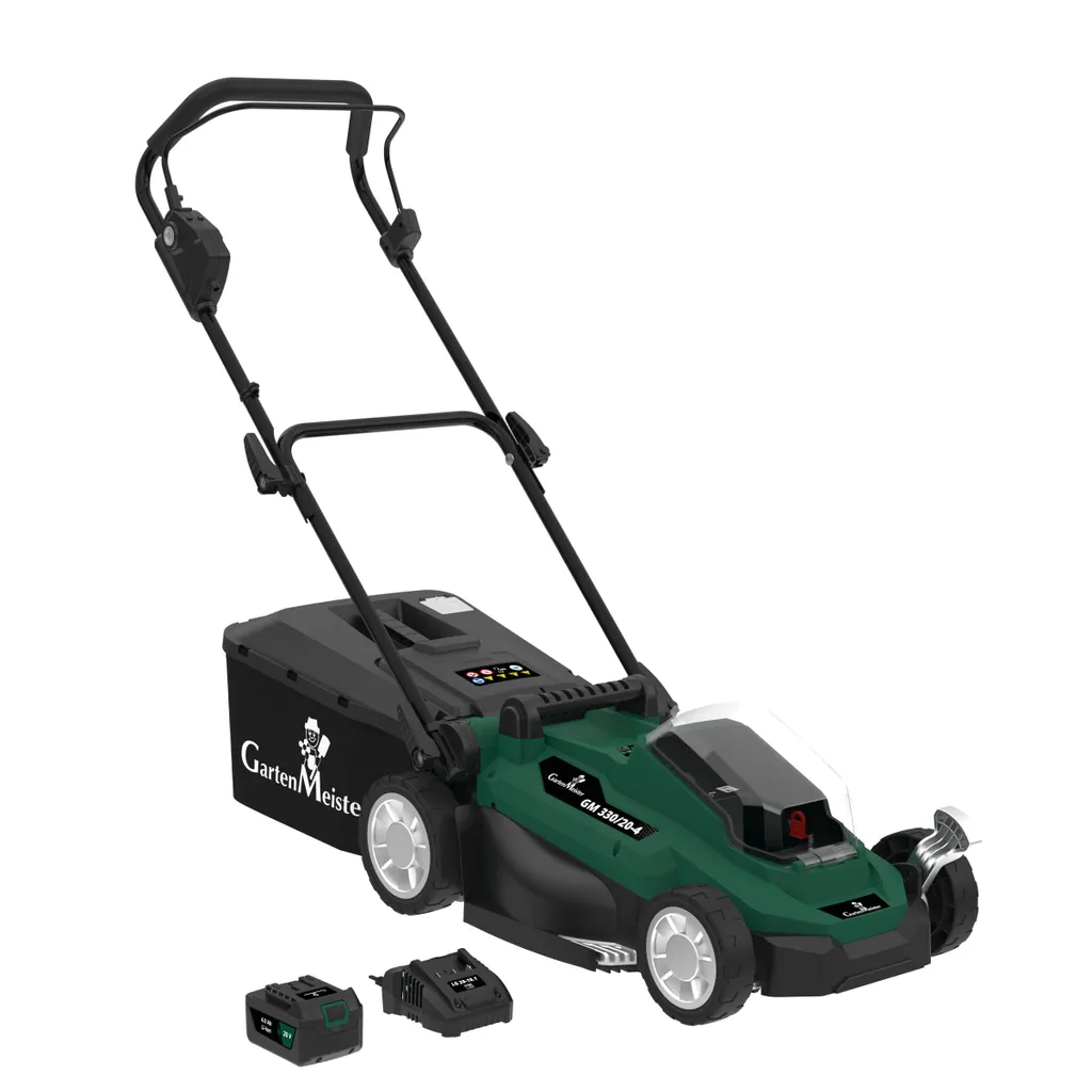 GartenMeister Akku-Rasenmäher "GM 330/20-4", 600 W - Inklusive Akku Und Ladegerät 4 GartenMeister Akku-Rasenmäher "GM 330/20-4", 600 W - Inklusive Akku Und Ladegerät – Bild 2