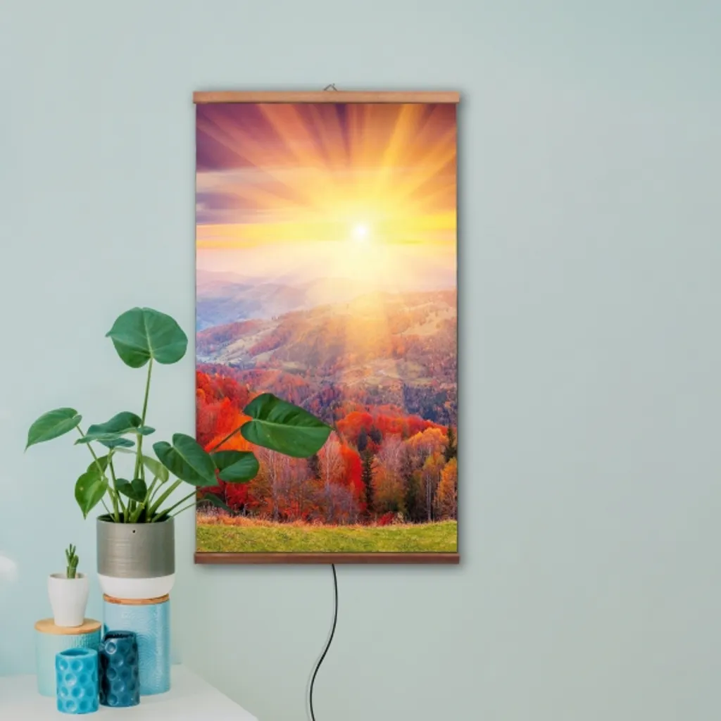 Infrarotheizung 500 Watt Bildheizung Heizbild Infrarot Bild Heizer Herbstwald 105 X 60 Cm A++ 3 Infrarotheizung 500 Watt Bildheizung Heizbild Infrarot Bild Heizer Herbstwald 105 X 60 Cm A++