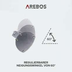 AREBOS Infrarot Heizstrahler Mit Fernbedienung, 3000W, 3 Heizstufen, Terrassenheizer, Wand-Heizstrahler, Silber 15 AREBOS Infrarot Heizstrahler Mit Fernbedienung, 3000W, 3 Heizstufen, Terrassenheizer, Wand-Heizstrahler, Silber -Günstiges Laube Lust Geschäft 0493020558b8c471f3442cfcded960ff