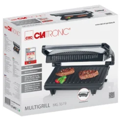 Clatronic Edelstahl Tischgrill Elektro-Grill Kontaktgrill MG 3519 -Günstiges Laube Lust Geschäft 07ec942079b1731e4165e58d96a83764