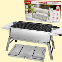 Mangal Edelstahl Schaschlik Grill Sputnik Klappbarer Campinggrill -Günstiges Laube Lust Geschäft 09466725dbb8e022d7cb3f857791f036