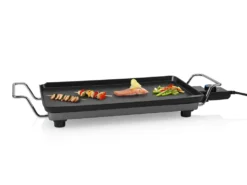 Princess Tischgrill/ Teppanyaki Grill 102300, Arbeitsfläche, Aluminium, Schwarz, Aluminium, 460 X 260 Mm, 6 Person(en)