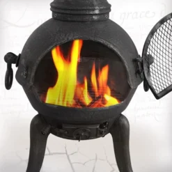 Jago® Terrassenofen Mit Funkenfluggitter - Aus Gußeisen Im Klassischen Design, 108cm Hoch, Inklusive Schürhaken, Funkenschutz - Vintage Gartenofen, Rustikaler Look, Gartenkamin, Feuerstelle, Feuerkorb 31 Jago® Terrassenofen Mit Funkenfluggitter - Aus Gußeisen Im Klassischen Design, 108cm Hoch, Inklusive Schürhaken, Funkenschutz - Vintage Gartenofen, Rustikaler Look, Gartenkamin, Feuerstelle, Feuerkorb -Günstiges Laube Lust Geschäft 0c2c4078e20a86ac6d8be67dbd8b5b3f