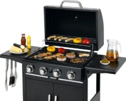 Tepro Gasgrill "Richfield" 4 Edelstahlbrenner Je 3 KW; 3153 -Günstiges Laube Lust Geschäft 0c477371ff1cd9b4972eb14b17b648c4