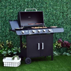Outsunny Gasgrill BBQ Grillwagen Mit 4 Brennern 1 Seitenbrenner Schrank Multifunktion Metall Schwarz 125 X 51 X 100 Cm 14 Outsunny Gasgrill BBQ Grillwagen Mit 4 Brennern 1 Seitenbrenner Schrank Multifunktion Metall Schwarz 125 X 51 X 100 Cm -Günstiges Laube Lust Geschäft 0d0cab9905d9807f5d89419b5f9a5439