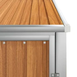 VidaXL Gerätehaus Braun 88x89x161 Cm Verzinkter Stahl -Günstiges Laube Lust Geschäft 0d2a333efbad0833dabe5af740a51fa4