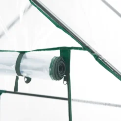 Juskys Foliengewächshaus 1 M² Aufrollbare Tür - Gewächshaus Für Tomaten - Stabiles Balkon Treibhaus Mit 4 Ebenen, Großem Eingang, PVC-Abdeckung -Günstiges Laube Lust Geschäft 0ea0a868510b16a191004229c452623e