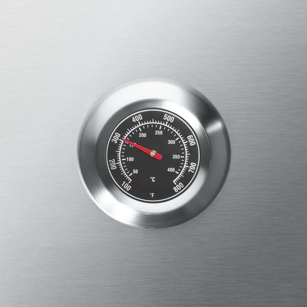 ProfiCook Gasgrill, Mit Klappbaren Seitentischen, 2 Edelstahlbrenner, Stufenlose Temperatursteuerung, Inkl. Temperaturanzeige, Balkon-Grill, Grillfläche: 43 X 39 Cm, PC-GG 1255 10 ProfiCook Gasgrill, Mit Klappbaren Seitentischen, 2 Edelstahlbrenner, Stufenlose Temperatursteuerung, Inkl. Temperaturanzeige, Balkon-Grill, Grillfläche: 43 X 39 Cm, PC-GG 1255 – Bild 8