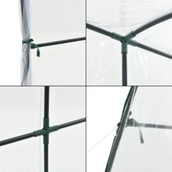 Wand-Gewächshaus Juta 100x200x215cm Foliengewächshaus Treibhaus PVC Folie Transparent -Günstiges Laube Lust Geschäft 0eebedbdc131c2bf197f4c18a9aaa7b8