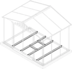 Metall-Unterkonstruktion II Titan 8x6 /Top Shed /ECO Häuser In 8x6