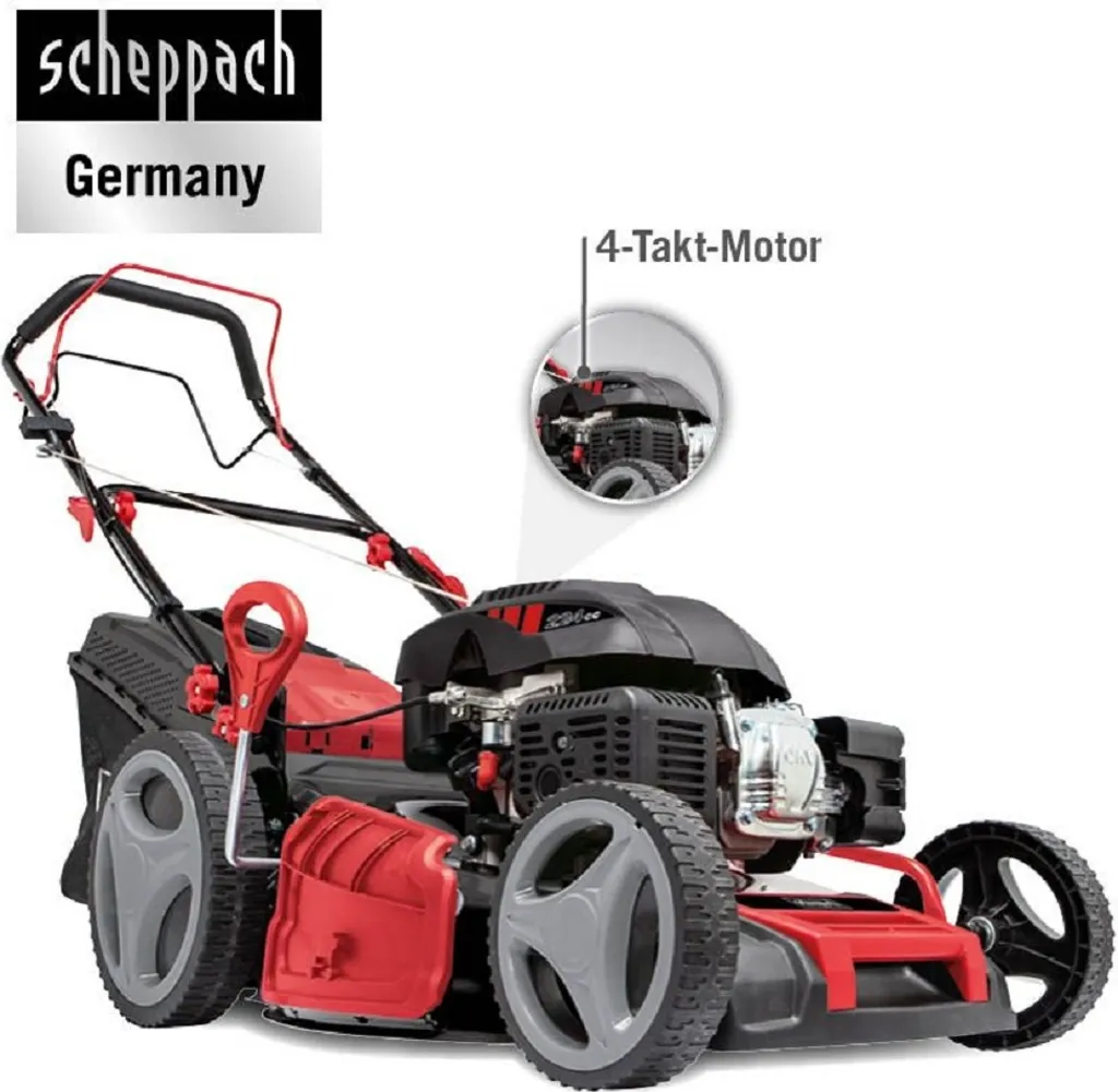 Scheppach 6 In 1 Benzin-Rasenmäher MS226-53 SE Rasentrimmer Gartenpflege 3 Scheppach 6 In 1 Benzin-Rasenmäher MS226-53 SE Rasentrimmer Gartenpflege