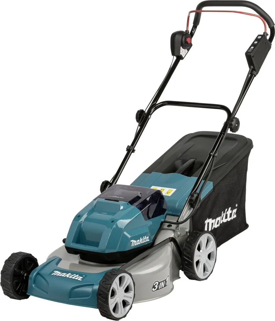 Makita DLM460PT2 Akku-Rasenmäher 4 Makita DLM460PT2 Akku-Rasenmäher – Bild 2