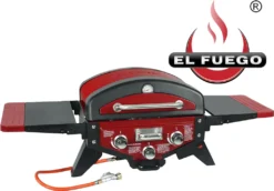 El Fuego Gasgrill / Tischgrill Medison Rot Grillfläche 49x33,5cm -Günstiges Laube Lust Geschäft 10715bac6a1c6af7726877eb0216de18