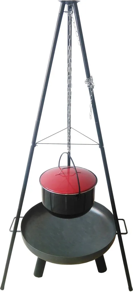 Grill Schwenkgrill Feuerschale Mit Topf Und 2 Flammlachs-Haltern 2341 22 Grill Schwenkgrill Feuerschale Mit Topf Und 2 Flammlachs-Haltern 2341 – Bild 20