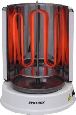 Syntrox Gyrosgrill Chef Grill RO-1400W-W Dönergrill Weiß -Günstiges Laube Lust Geschäft 11022040d491926dbd661dbd6e65bb6a
