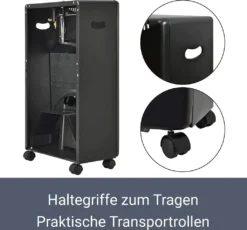 Juskys Keramik Gasheizung GS42US 4200 Watt Mit 3 Heizstufen, Druckregler & Schlauch - Mobil, Effizient & Energiesparend - Gasheizer Gasheizofen Gasheizgerät Heizstrahler -Günstiges Laube Lust Geschäft 110fd66548a5e76887c766d2f1e4ac3d