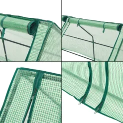 Mini Gewächshaus Nissewaard 180x90x90cm Foliengewächshaus Für Draußen Treibhaus Mit Reißverschluss Und 2 Fenstern Gitternetzfolie Grün -Günstiges Laube Lust Geschäft 1170fac004297fc05d4bd40f5f2e60a8