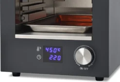 TAINO Beef-Grill Elektrisch Oberhitzegrill Steakgrill 800 Grad Hochleistungsgrill Edelstahl Schwarz -Günstiges Laube Lust Geschäft 12fbf86a988ea5e7380ef314e2833796