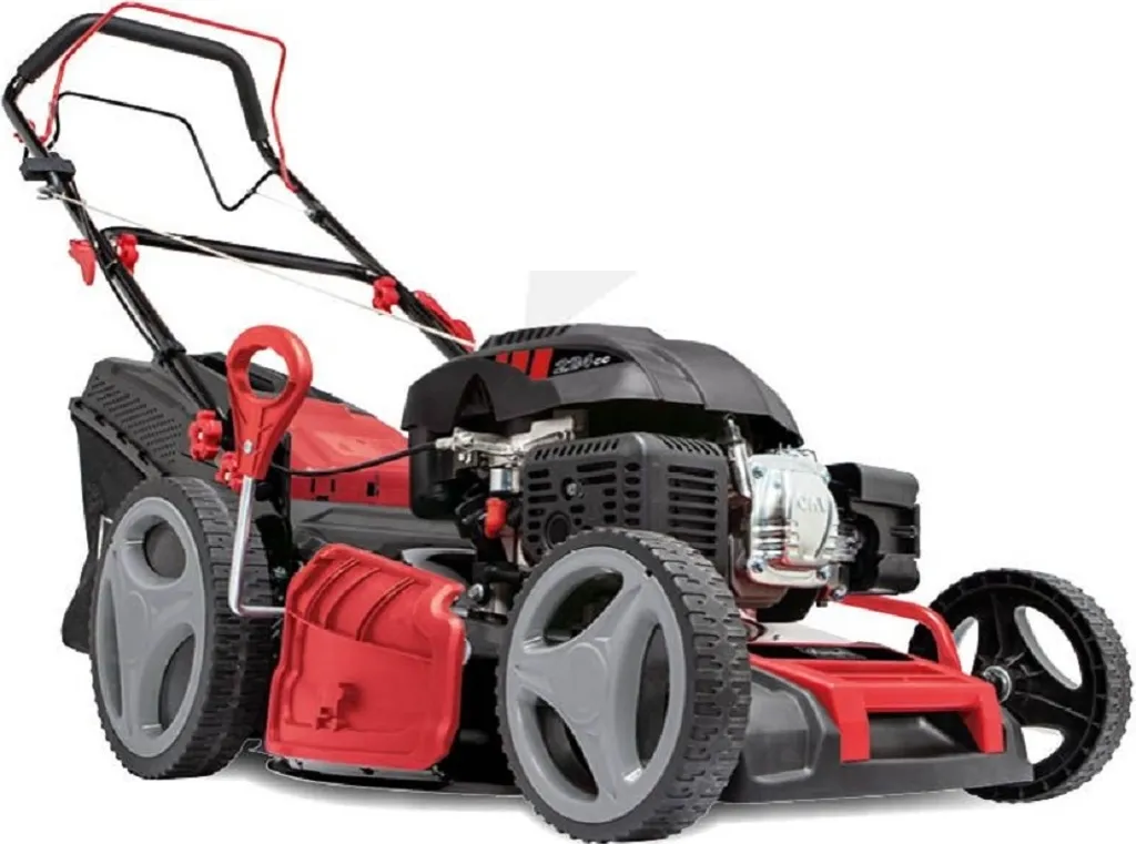 Scheppach 6 In 1 Benzin-Rasenmäher MS226-53 SE Rasentrimmer Gartenpflege 4 Scheppach 6 In 1 Benzin-Rasenmäher MS226-53 SE Rasentrimmer Gartenpflege – Bild 2