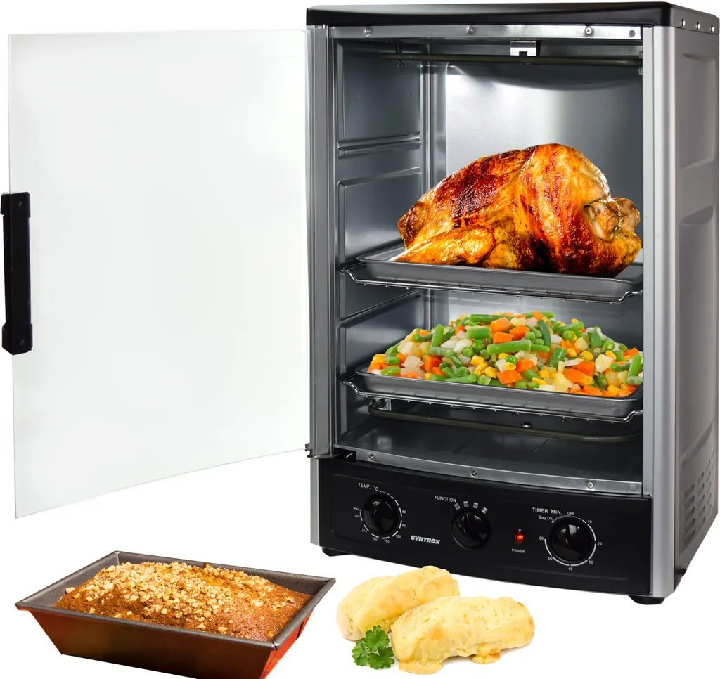 Syntrox Multi Backofen Dönergrill Kebab Grill Rotisserie 52 Oder 23 Liter "52 Liter" 4 Syntrox Multi Backofen Dönergrill Kebab Grill Rotisserie 52 Oder 23 Liter "52 Liter" – Bild 2