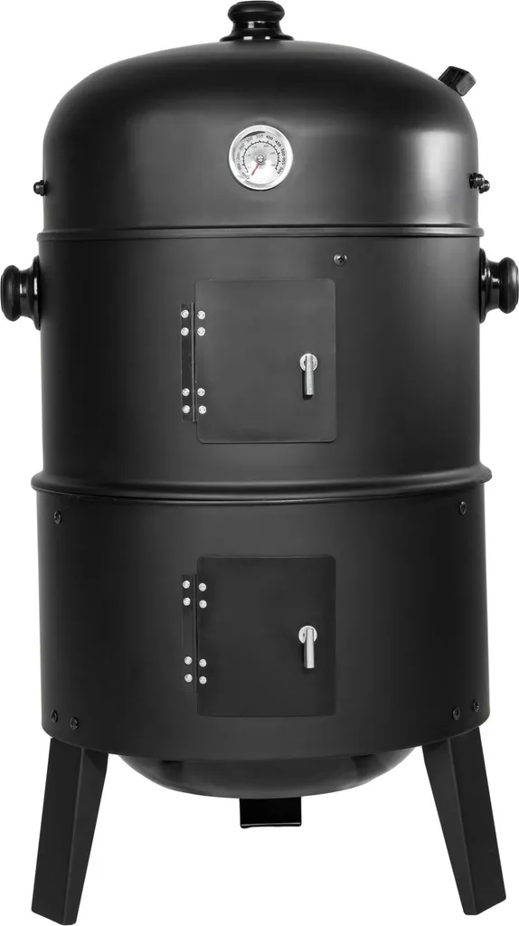 Tectake Holzkohlegrill Räuchertonne 3 In 1 - Schwarz 9 Tectake Holzkohlegrill Räuchertonne 3 In 1 - Schwarz – Bild 7