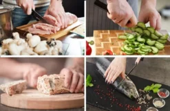 Cheffinger 8tlg. Messerständer Holzoptik Drehbar Schwarze Klingen Messerset -Günstiges Laube Lust Geschäft 15447cdfc22fbaa6c35e5dd51e5ea56a