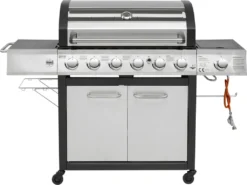 Edelstahl-Gasgrill "Long Beach" 6 +1 Brenner -Günstiges Laube Lust Geschäft 15cacccf3a0a8075c9deeb64366deee9