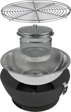 Holzkohle Tischgrill Rund Vesuvio Mit Aktivbelüftung -Günstiges Laube Lust Geschäft 15ed33a2539fcf87137a9c046c97e10a