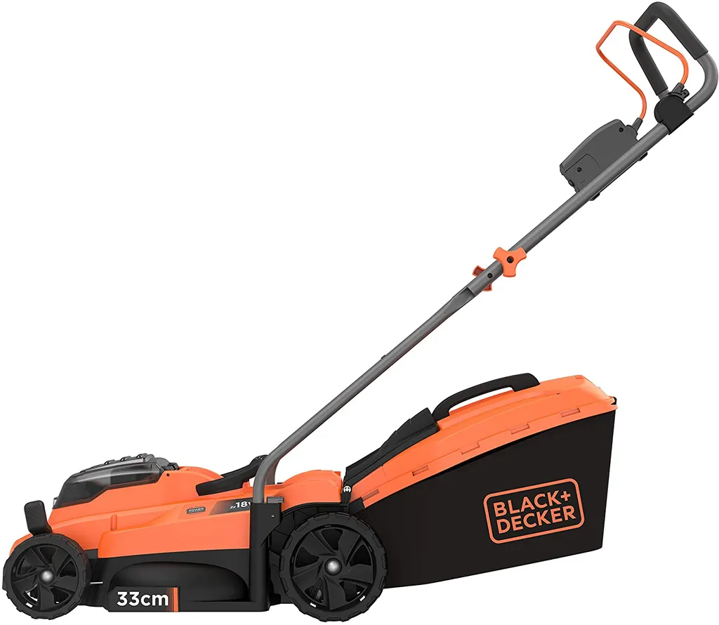 Black & Decker BLACK+DECKER BCMW3318L2 Akku Rasenmäher 18V/2x2,5Ah Li-ion - 33 Cm Mit 2 Akkus 4 Black & Decker BLACK+DECKER BCMW3318L2 Akku Rasenmäher 18V/2x2,5Ah Li-ion - 33 Cm Mit 2 Akkus – Bild 2