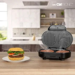 Clatronic HBM 3696 Hamburger-Grill, 2 Große Grillflächen, 2 Kontrollleuchten, Herausnehmbarer Fettauffangbehälter, 1.000 Watt 19 Clatronic HBM 3696 Hamburger-Grill, 2 Große Grillflächen, 2 Kontrollleuchten, Herausnehmbarer Fettauffangbehälter, 1.000 Watt -Günstiges Laube Lust Geschäft 165f9b7d199897657eea2e18a6993de7