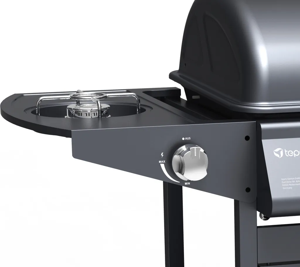 Tepro Gasgrill "Tarboro" 3-Brenner Mit Seitenkocher 8 Tepro Gasgrill "Tarboro" 3-Brenner Mit Seitenkocher – Bild 6