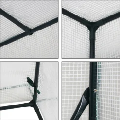 EINFEBEN Foliengewächshaus Gewächshäuser Mit PE Gitterfolie Treibhaus Tomatenhaus Pflanzenhaus 100x50x150cm Gewächshäuser 12 EINFEBEN Foliengewächshaus Gewächshäuser Mit PE Gitterfolie Treibhaus Tomatenhaus Pflanzenhaus 100x50x150cm Gewächshäuser -Günstiges Laube Lust Geschäft 168b0a05e1319eac0736af2733a10e80