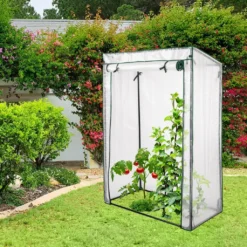 ONVAYA® Tomatenhaus | Foliengewächshaus Für Tomaten | Gewächshaus Aus Folie & Stahlrohr | Tomatengewächshaus Mit Stabilem Stahlrahmen & UV-beständiger Folie -Günstiges Laube Lust Geschäft 174a97546a44922f3ffb0f235b1d0a7b