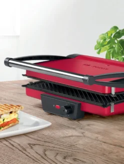 Bosch TCG4104 Rot/anthrazit Kontaktgrill, Stufenloses Thermostat,Grill,Aluminium -Günstiges Laube Lust Geschäft 177a9d365bef0c831e8a6dfd53fb389a
