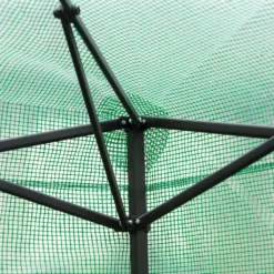 Outsunny Gewächshaus Treibhaus Tomatenhaus Frühbeet Mit Tür Und Fenster Zum Aufrollen PE Stahl Grün 240 X 180 X 240 Cm -Günstiges Laube Lust Geschäft 191b501c77e0c48c285ac154bc8bdfe1