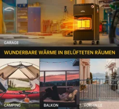 Gasheizung Für Innenräume,HOMELUX Gasheizung 4200 Watt Gasofen Für Innenräume Inkl. Schlauch Und Druckminderer,Infrarot Keramikbrenner,Heizstrahler,Butan- Oder Propangasflaschen Bis 15kg -Günstiges Laube Lust Geschäft 192113fa3c0b1f00773f4aa05b56a716