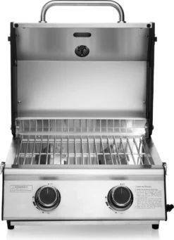 TAINO COMPACT 2.0 S Tischgrill 2 Brenner Gasgrill Edelstahl Kompakt Camping BBQ… -Günstiges Laube Lust Geschäft 1969bb5f03ae2469cee3c0a2654d08df