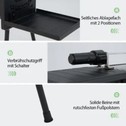 COSTWAY Tragbarer Holzkohlegrill Mit Elektrischer Bratgabel, Leichte Outdoor-Grill, Abnehmbaren Beinen, Campinggrill Für BBQ, Camping, Picknick, Party, Garten, Grillfläche: Ca. 46 X 20 Cm 12 COSTWAY Tragbarer Holzkohlegrill Mit Elektrischer Bratgabel, Leichte Outdoor-Grill, Abnehmbaren Beinen, Campinggrill Für BBQ, Camping, Picknick, Party, Garten, Grillfläche: Ca. 46 X 20 Cm -Günstiges Laube Lust Geschäft 19ffc0499b4d4fd3e45a0049c5aa4e42