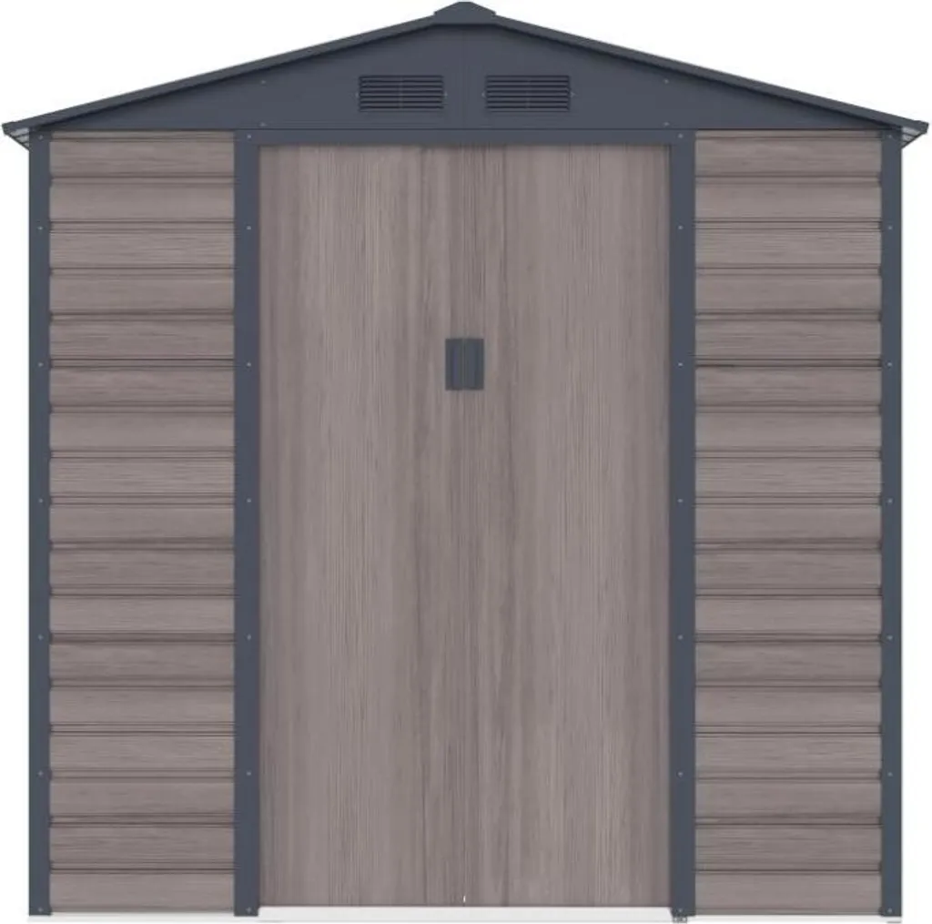 Gartenhaus Gerätehaus - 4,15 M² - Stahl - Holz-Optik - ADELMO 7 Gartenhaus Gerätehaus - 4,15 M² - Stahl - Holz-Optik - ADELMO – Bild 5