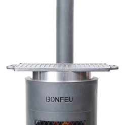 BonFeu - BonGiano SP (Ø 30 Cm) - Stahl - Gartenkamin - Terassenofen - Feuerstelle - 30 X 30 X 135 Cm - Schwarz -Günstiges Laube Lust Geschäft 1b2c4db576c5c67ef79d12c0da8514cb