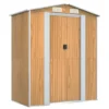 VidaXL Geräteschuppen Hellbraun 192x108x223 Cm Verzinkter Stahl -Günstiges Laube Lust Geschäft 1c1239bac4a1101a7a7b417a3ec6f1cd