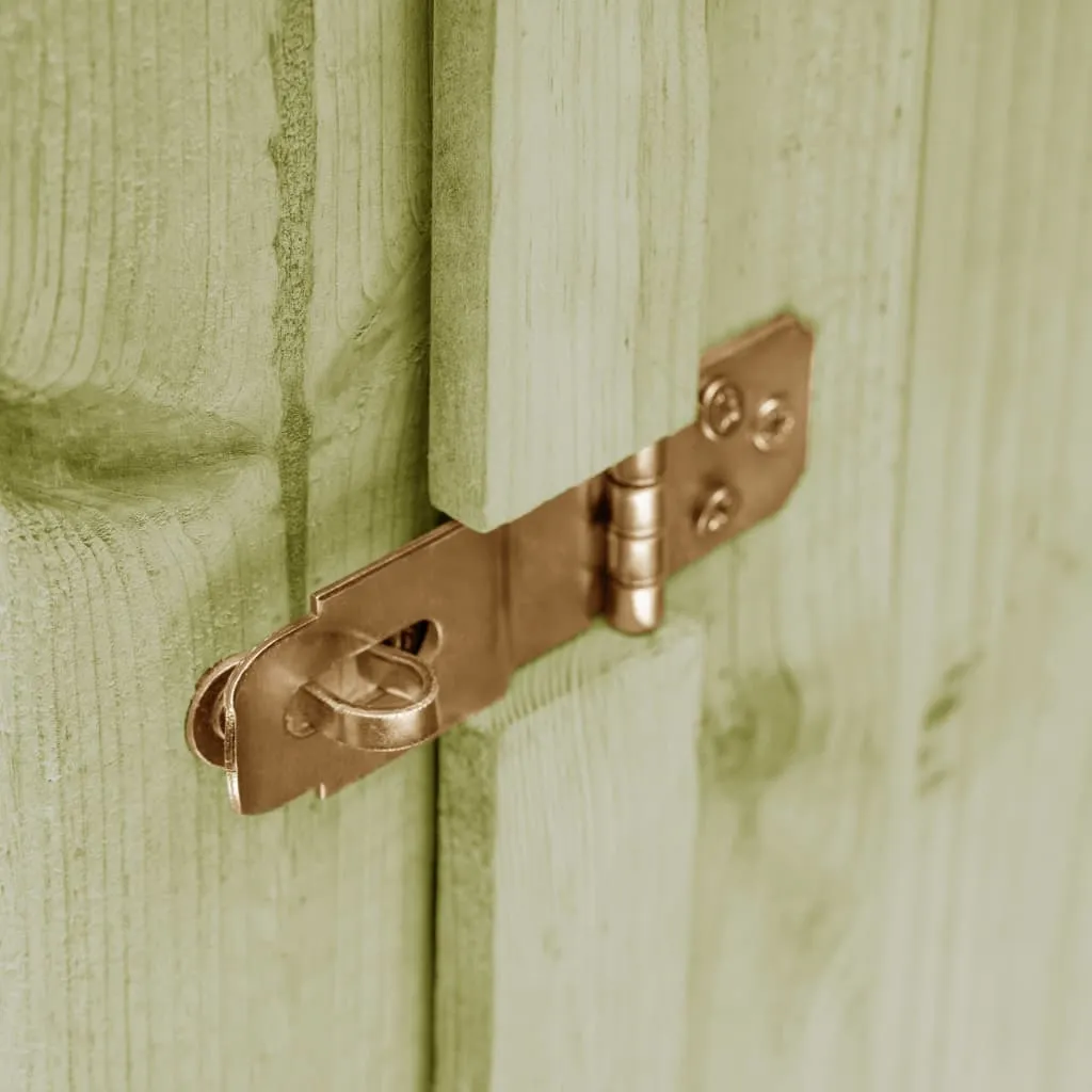 VidaXL Garten-Geräteschuppen Kiefernholz Imprägniert 182x76x175 Cm 7 VidaXL Garten-Geräteschuppen Kiefernholz Imprägniert 182x76x175 Cm – Bild 5