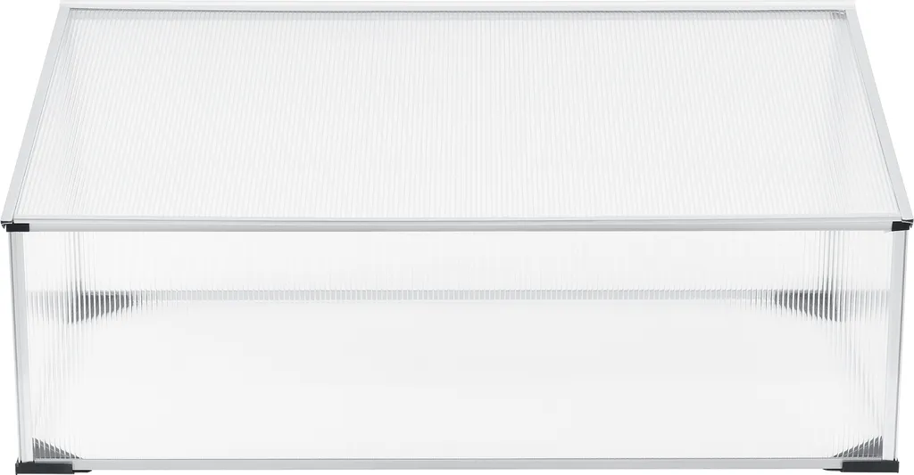 Frühbeet Mini-Gewächshaus 100x60 Cm Aluminium Polycarbonat Füße Aus Kunststoff 5 Frühbeet Mini-Gewächshaus 100x60 Cm Aluminium Polycarbonat Füße Aus Kunststoff – Bild 3