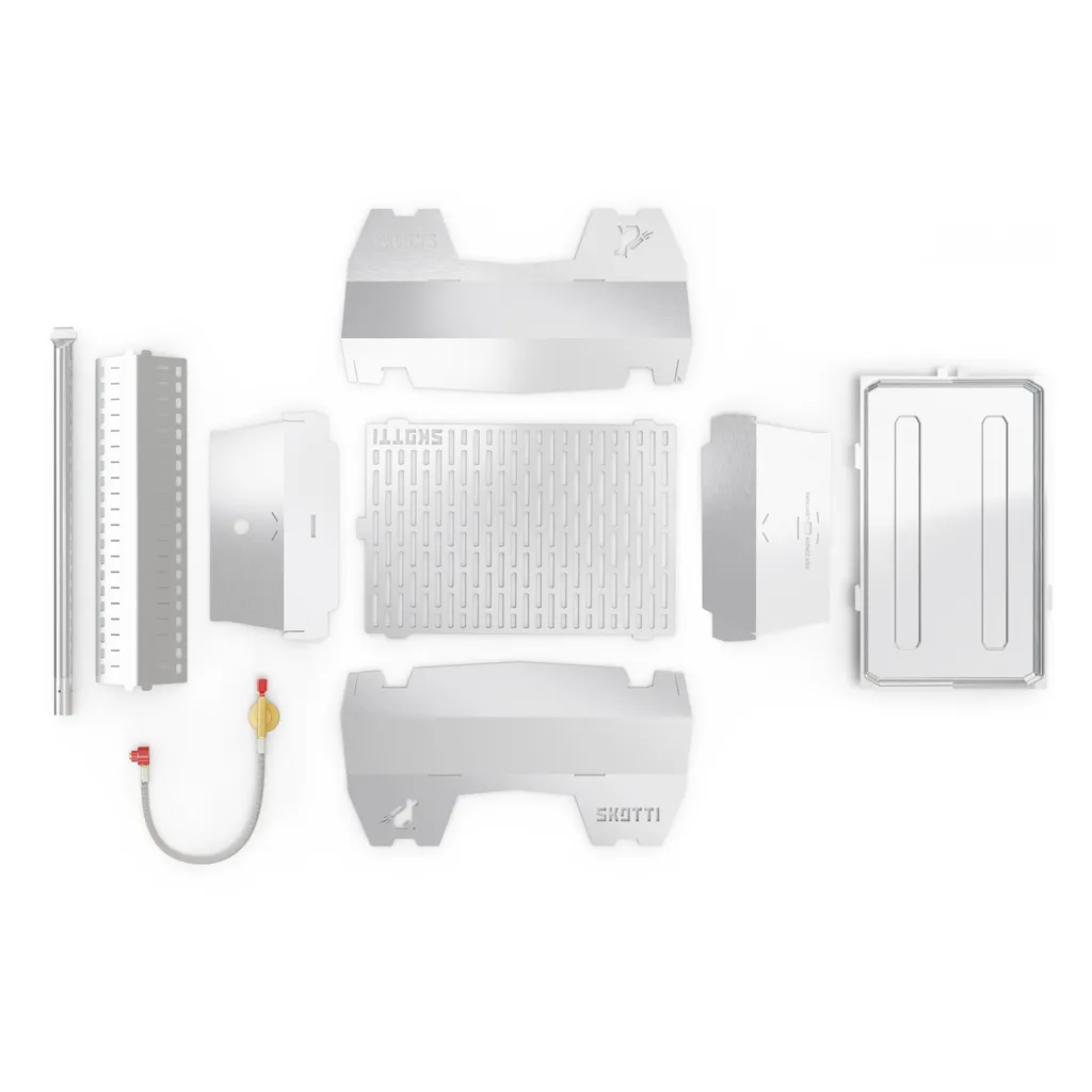 Skotti Grill 2.0 Mobiler Gasgrill Edelstahl Campinggrill Inkl. Gasschlauch 4 Skotti Grill 2.0 Mobiler Gasgrill Edelstahl Campinggrill Inkl. Gasschlauch – Bild 2