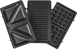 Tristar 3-in-1 Sandwichmaker SA-3070 800 W Schwarz Und Silbern -Günstiges Laube Lust Geschäft 215e89eeb67a5df1a22eb22e80d1052a