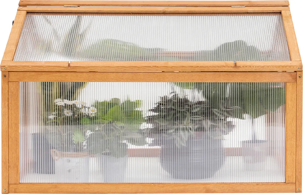 MCombo Frühbeet Gewächshaus Treibhaus 2 Dachfenster Holz Und Polycarbonat 0145 7 MCombo Frühbeet Gewächshaus Treibhaus 2 Dachfenster Holz Und Polycarbonat 0145 – Bild 5