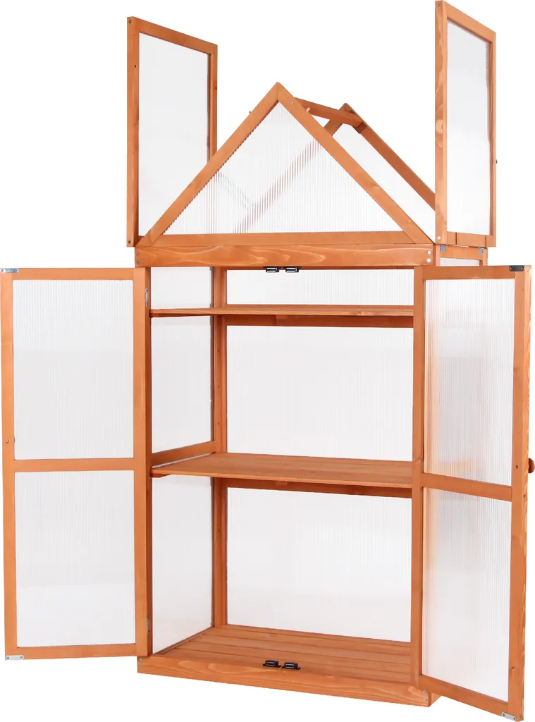 MCombo 3 Etage Gewächenhaus Pflanzschrank Treibhaus Höheverstellbar Holz 0800 6 MCombo 3 Etage Gewächenhaus Pflanzschrank Treibhaus Höheverstellbar Holz 0800 – Bild 4