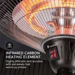 Venice Heat Stand Infrarot-Heizstrahler 1000/2000W Carbon IP34 -Günstiges Laube Lust Geschäft 23426ba19d4dbc4276f63653e897a777